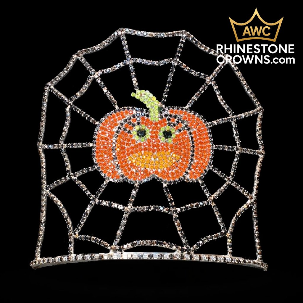 The Pretty Pumpkin Series - 6" Black Plated Crown