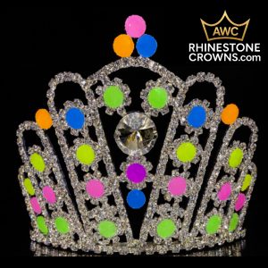 The Neon Rainbow Mila Series – 4″ Crown