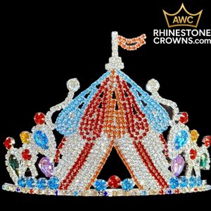 The Big Top Series - 4" Silver Tiara