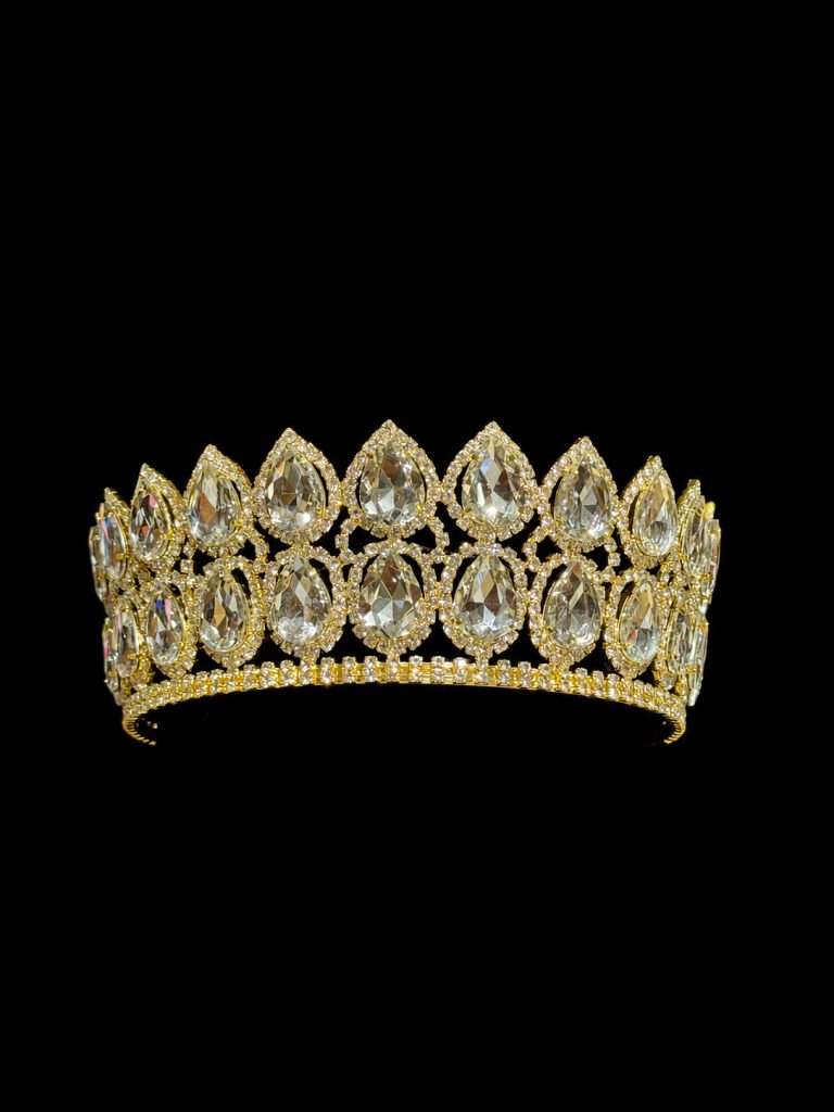 The Sabrina - 3" Golden Plated Tiara