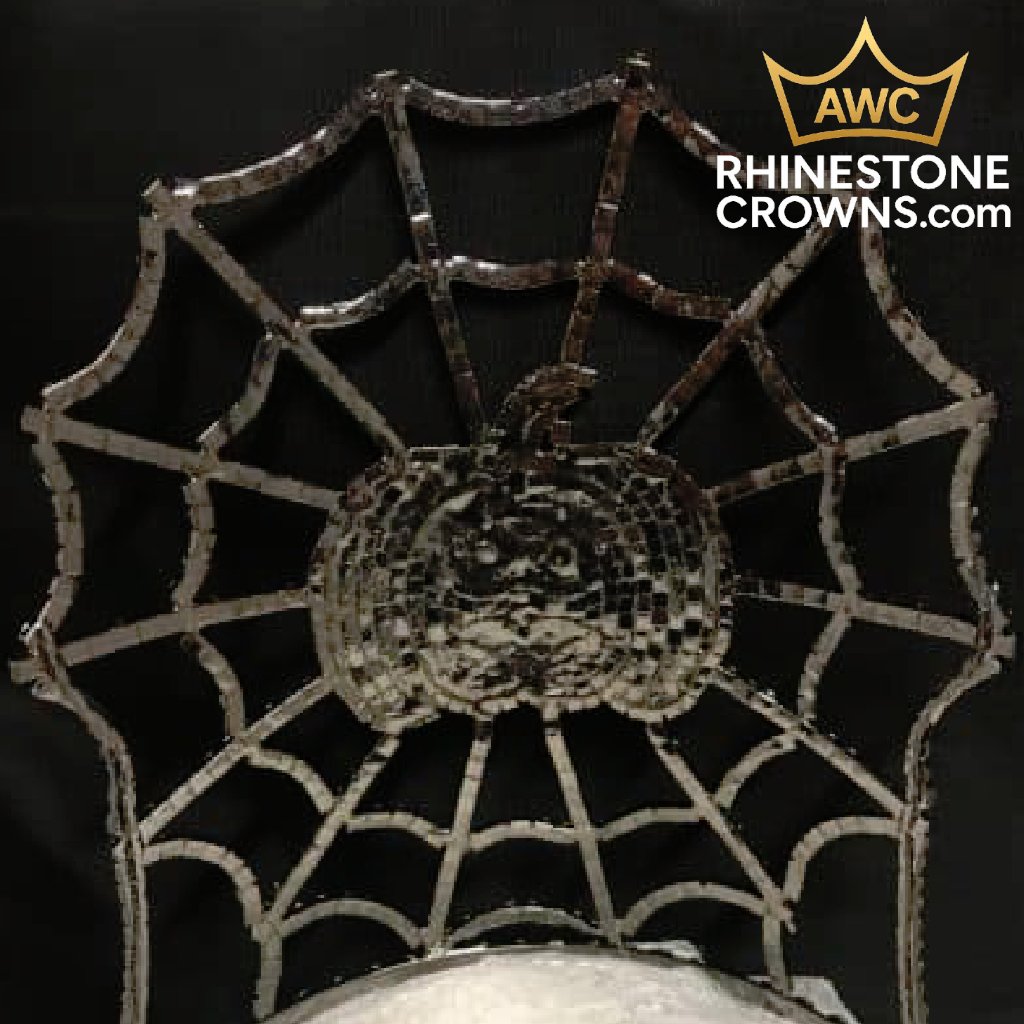 The Pretty Pumpkin Series - 6" Black Plated Crown