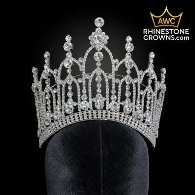 Victoria Reserve Collection- Petite Crystal Tiara — 3 Inch Wide Span