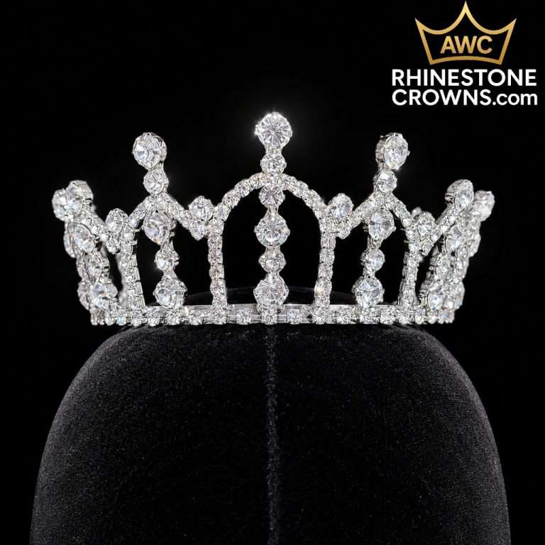 Victoria Reserve Collection-Mini Round Crystal Crown — 2x4